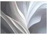 Moderne Fototapete Grau Wellen Abstrakt &ndash; Gro&szlig;format Wandtapete 150x105 Cm...