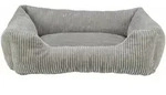 Vital Bett Jonna, Cordpl&uuml;sch Eckig 120 X 80 Cm, Hellgrau