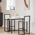 Vidaxl Table White 100 X 50 X 77 Cm Engineered Wood And Steel