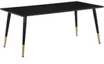 Dipp Esstisch 90x180cm Schwarz.