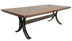 Esstisch Mango 210x107x76 Braun Lackiert Stilm&ouml;bel 118