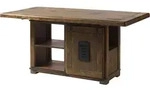 Esstisch Mango 180x90x76 Braun Lackiert Railway