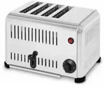 Vertes Gastro Toaster 4 Scheiben Elektrisch 2300w Aus Edelstahl (timer Mit...