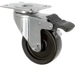 To-5137905 Lenkrolle Mit Feststellbremse Und Anschraubplatte 75 Mm Polypropylen