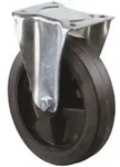 Bs Rollen Bockrolle Elastik-vollgummi Schwarz Rollenlager Rad-&oslash; 200 Mm 300 Kg -