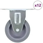 12 Stk. Bockrollen 75 Mm Vidaxl