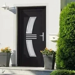 Haust&uuml;r Anthrazit 98x200 Cm Pvc Vidaxl