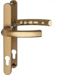 Hoppe - Dr&uuml;ckergarnitur Li&egrave;ge - Auf Schmalschild 24 Mm, 67 - 72, Bronze