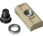 Dormakaba - Dorma Ot-gleitst&uuml;ck,f&uuml;r Gleitschiene,g 96 N20,beige Matt