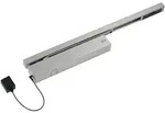 T&uuml;rschlie&szlig;er Ts99flr-k Mit Gleitschiene, Netzteil Bandseite, Silber Zubeh&ouml;r