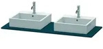 Duravit - Xsquare Konsole 063g, 1400x 550 Mm, 2 Ausschnitte,