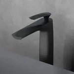 Doporro Design Wasserhahn Bad Schwarz Matt Waschtischarmatur F&uuml;r Waschbecken 