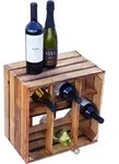 Weinregal 9er Geflammt (auch F&uuml;r Gro&szlig;e Flaschen)