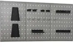 Vidaxl Wall-mounted Peg Boards 3 Pcs 40x58 Cm Steel