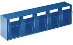 Klarsichtmagazin H164xb600xt134mm 5 X C Ku.blau Lockweiler