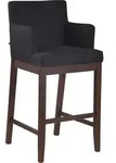 Clp - Barhocker Laredo Stoff Schwarz Antik
