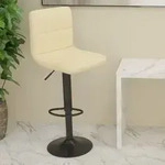 Barhocker Creme Stoff Vidaxl