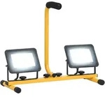 Led-fluter Mit Handgriff 2x30 W Kaltwei&szlig; Vidaxl