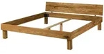 Bett Wildeiche 180x200x70 Natur Ge&ouml;lt Tomme 105massivmoebel24