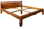 Bett Akazie 200x200x90 Honig Lackiert Oxford 224