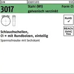 Schlauchschelle Din 3017 W1 Form C1 200-213/30 Stahl Galvanisch Verzinkt