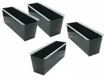 Spetebo - Metall Pflanzkasten Einsatz F&uuml;r Europalette - 4 St&uuml;ck - Blumenkasten