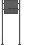 Ml-design - Ecd Germany Standbriefkasten Mit Zeitungsfach, Design Briefkasten...