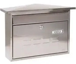 Deco E5707 Briefkasten Aus Edelstahl, Gr&ouml;&szlig;e M (din A4 Post), Waagrechter Und