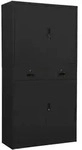 B&uuml;roschrank Anthrazit 90x40x180 Cm Stahl Vidaxl