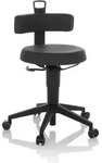 Arbeitshocker / Balancestuhl Top Work Flex Pu Schwarz Hjh Office