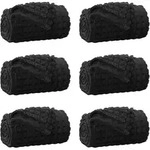 Wohndecken 6 Pcs Schwarz 200 X 150 Cm Fleece Vidaxl