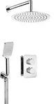 Unterputz-duschset, Mit Thermostatischer Box Chrom