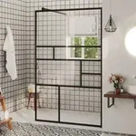 Vidaxl - Duschwand F&uuml;r Begehbare Dusche Mit Klarem Esg Glas 100x195 Cm