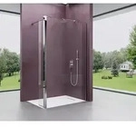 Duschwand 120x200cm Walk-in Mit 30cm Nebenteil, 10mm Duschabtrennung Bremen Mit