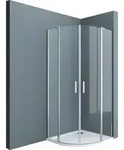 Doporro Viertelkreis-duschkabine Ravenna52k 100x100x195 Duschabtrennung 6mm