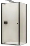 Eckdusche Bernstein Nt604 Flex Dreht&uuml;r 6 Mm Nano Klarglas T&uuml;relement 90 Cm X...