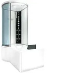 Acquavapore - Kombination Badewanne Dusche K55-r03 Duschtempel 100x170 Cm