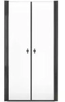 Home Deluxe - Pendelt&uuml;r Klarglas Lavea Schwarz Gr&ouml;&szlig;e: 95 X 195 Cm ...