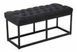 Clp - Sitzbank Amun Stoff Schwarz Schwarz 100 Cm