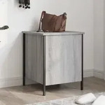 Vidaxl - Sitzbank Mit Stauraum Grau Sonoma 40x42,5x50 Cm Holzwerkstoff
