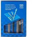 Werkstattfeilen-set Wru 5-tlg. In Rolltasche 200mm Hieb 3 F&uuml;r Feinbearbeitung,