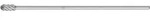 Pferd Tools Hartmetall Hochleistungsfr&auml;sstift Steel Walzenrund Wrc &Oslash; 10x20mm