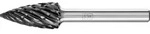 Pferd Hartmetall Hochleistungsfr&auml;sstift Steel Spitzbogen Spg &Oslash; 12x25 Mm Schaft-&oslash; 6