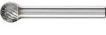 Hartmetall Hochleistungsfr&auml;sstift Steel Kugel Kud &Oslash; 06x05 Mm Schaft-&oslash; 6 Mm...