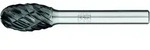 Pferd Hartmetall Hochleistungsfr&auml;sstift Steel Tropfen Tre &Oslash; 12x20mm Schaft-&oslash;...