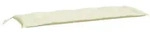 Gartenbank-auflage Cremewei&szlig; 150x50x7 Cm Oxford-gewebe Vidaxl