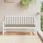 Vidaxl Garden Bench Cushion Taupe 150x50x4 Cm Oxford Fabric