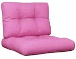 Palettenkissen 2-tlg. Rosa Stoff Vidaxl