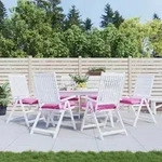 Vidaxl Stuhlkissen 6 Stk. Rosa 40x40x7 Cm Stoff