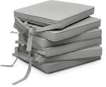 6er Set Loft Sk Stuhlkissen Hellgrau, 45x40x5cm